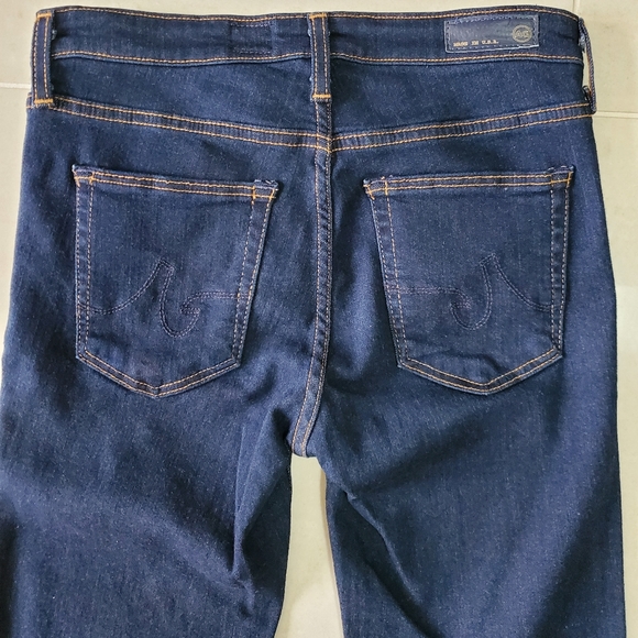 AG Adriano Goldschmied The Prima Mid-rise Cigarette Blue Jeans - Size 26R - Picture 3 of 7